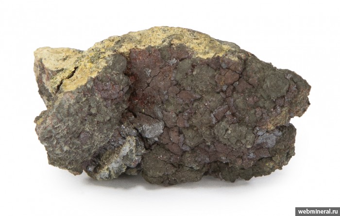Фотография минерала Метациннабарит, Киноварь, Пирит. Боркут (Hg) месторождение.