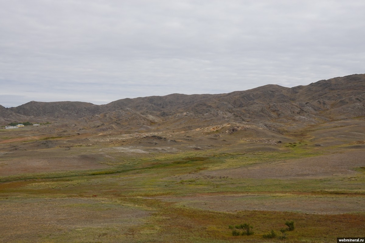 Общий вид месторождения Масат. Фотография месторождения. Масат месторождение, Казахстан.
