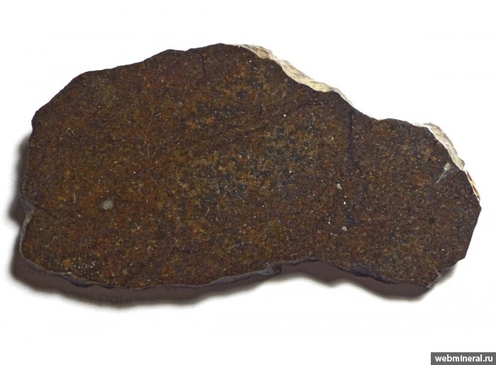 Фотография минерала Метеорит (хондрит). Харабали метеорит.
