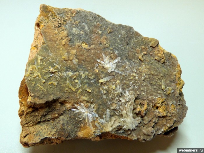 Фотография минерала Арагонит. Курцовское месторождение диабаза.