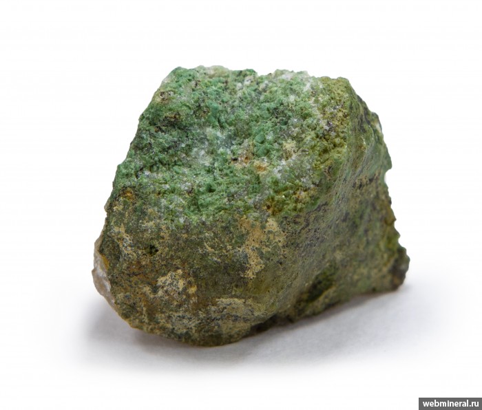Фотография минерала Виллемсеит, Непуит, Пекораит. Липовское (Ni) месторождение.