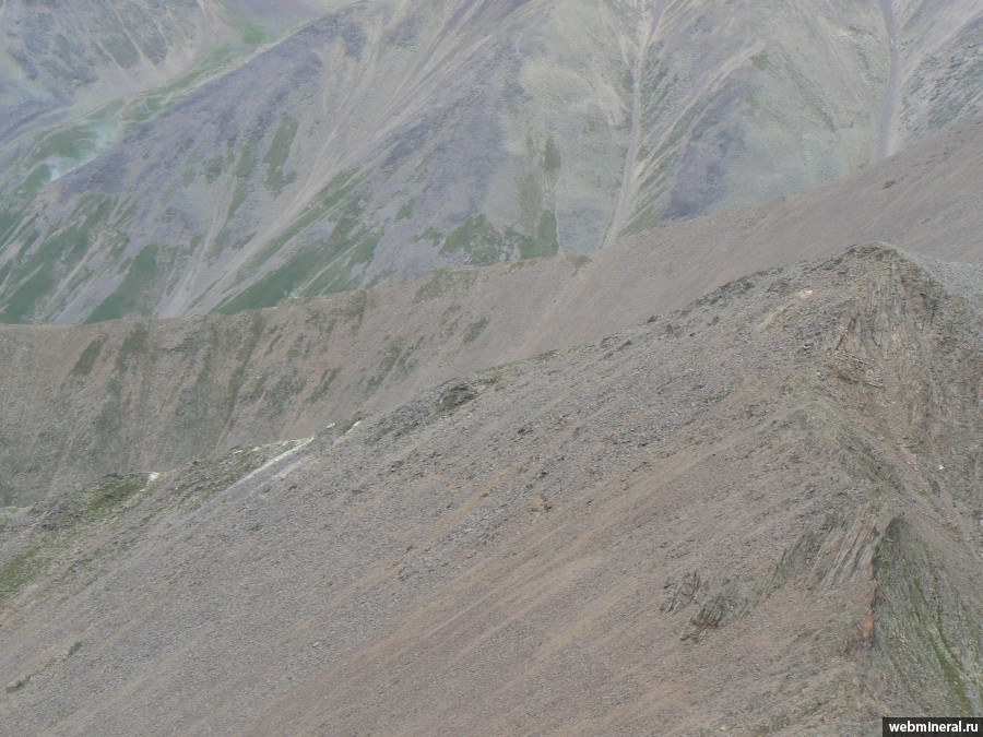 Верхнечегемская кальдера. Фотография месторождения. Лакарги гора, Северный Кавказ, Россия.