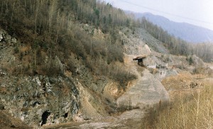 Общий вид выработок рудника №1. Рудник № 1. Минералы и месторождения. webmineral.ru