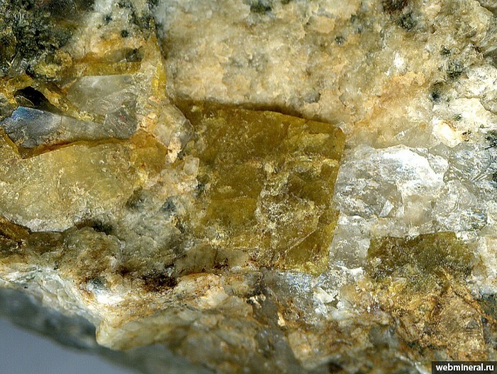 Фотография минерала Нарсарсукит. Подснежник участок.