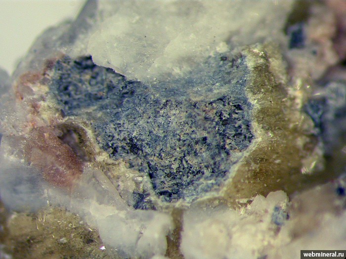   -(YCe), , . Poudrette quarry, Mont Saint-Hilaire, Quebec.