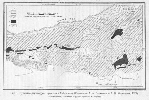 Схема Хайдарканского рудного поля. Хайдаркан (Hg) месторождение. Минералы и месторождения. webmineral.ru